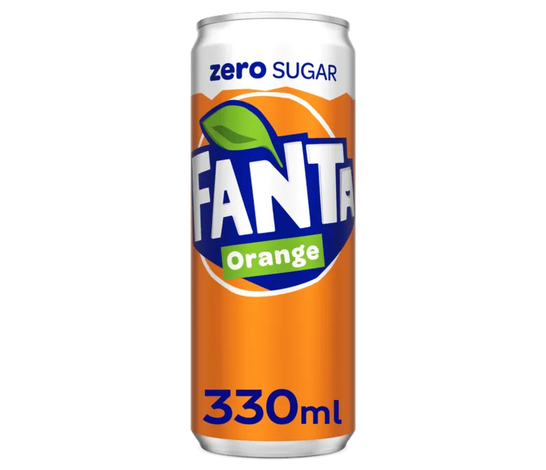 Fanta orange zero sugar 330ml