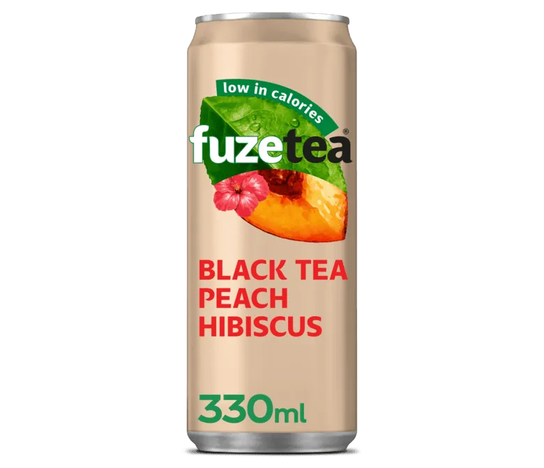 Fuze Tea black tea peach hibiscus 330ml